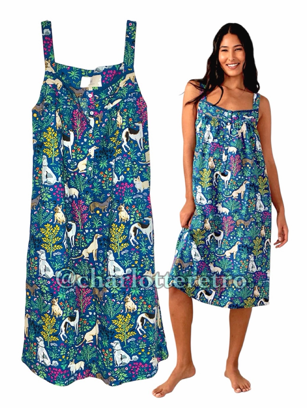 PrintFresh • Must Love Dogs • Nightgown w Pockets
